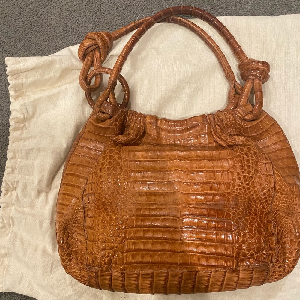 Nancy Gonzalez crocodile hobo bag - Picture 4 of 8